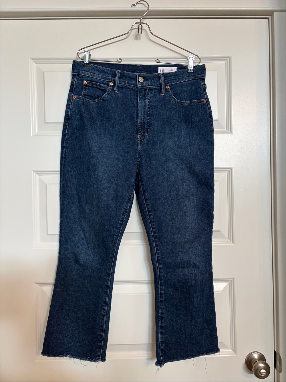 GAP Kick Fit High Rise Jeans - Dark Blue Denim